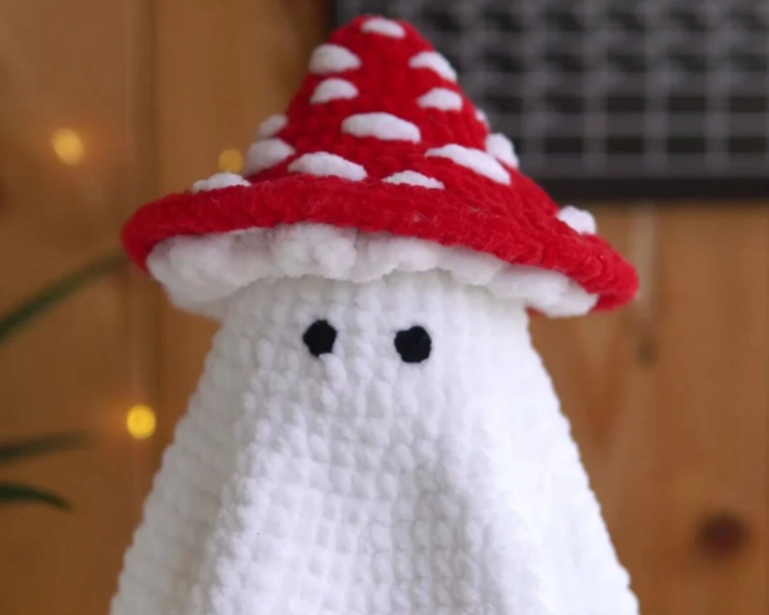 Halloween Crochet Ghost PATTERN with hats PDF Digital Download
