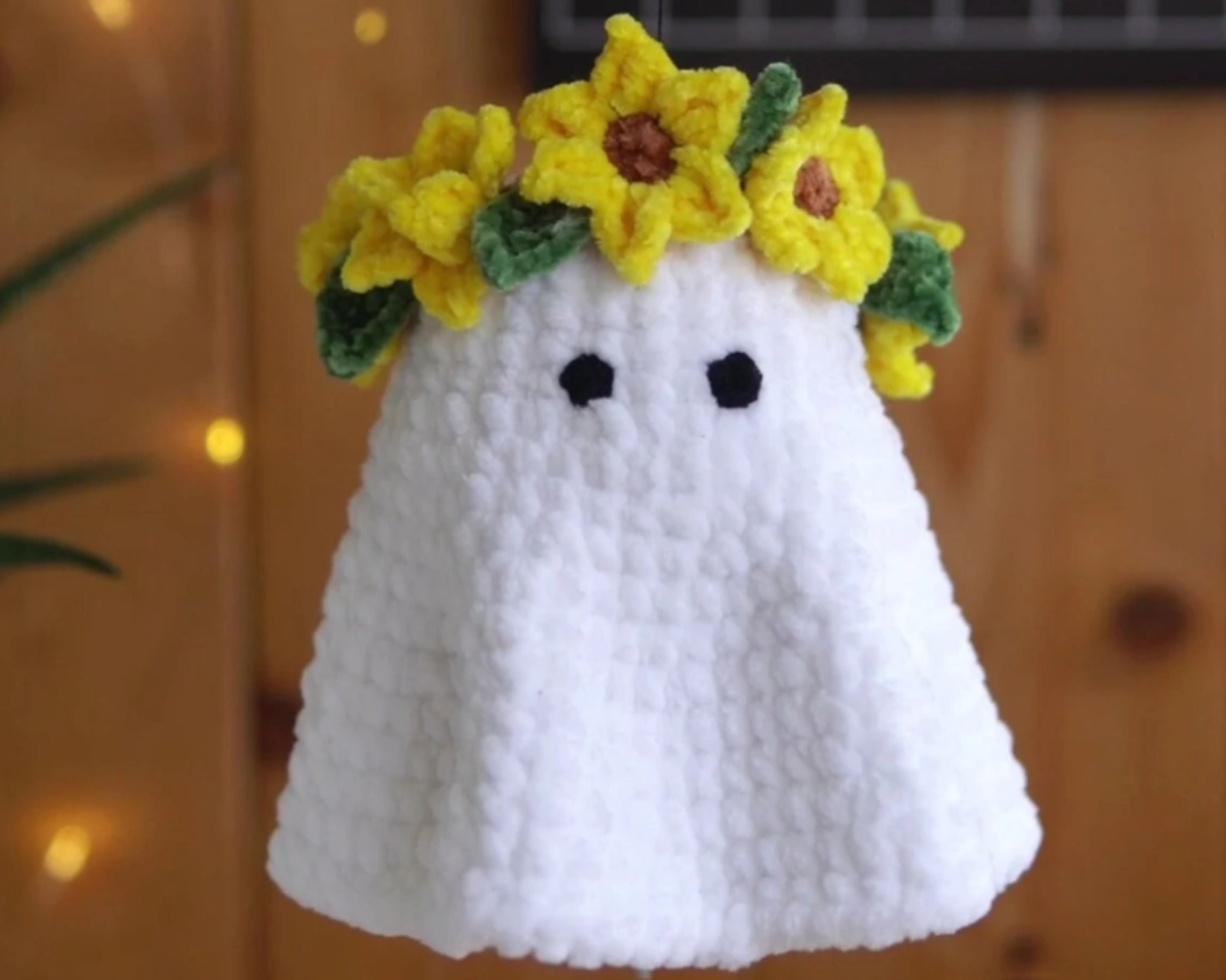 Halloween Crochet Ghost PATTERN with hats PDF Digital Download