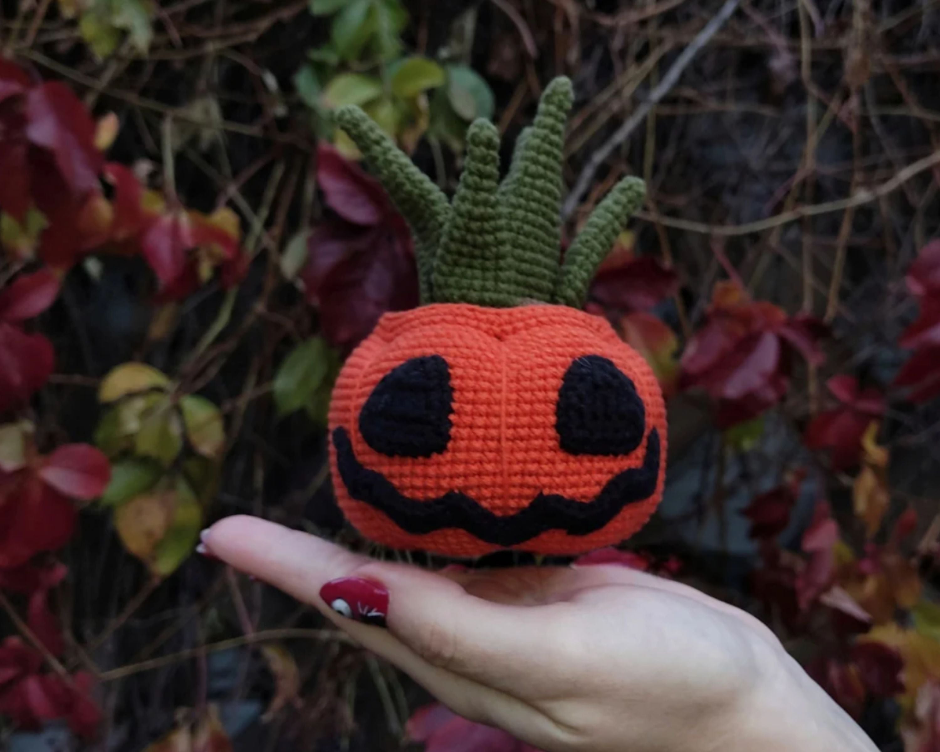 Halloween Crochet PATTERN Set 3 in 1, Pumpkin and Skull Succulents PDF Digital Download