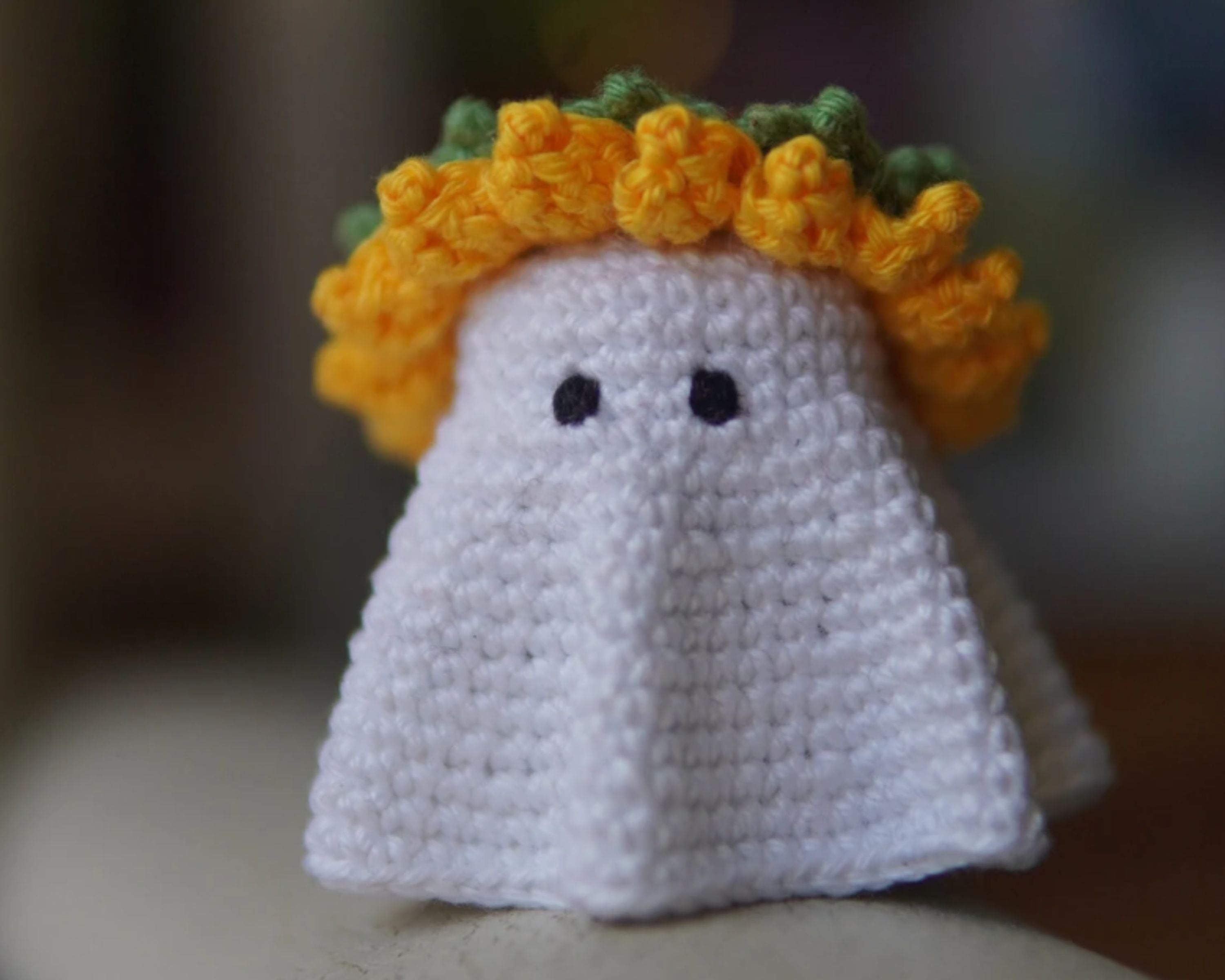 Halloween Crochet Ghost PATTERN with hats PDF Digital Download